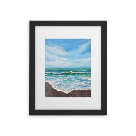 Rosie Brown Seashore Foam Framed Art Print