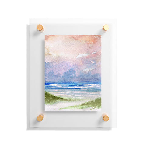 Rosie Brown Seashore Sunset Floating Acrylic Print