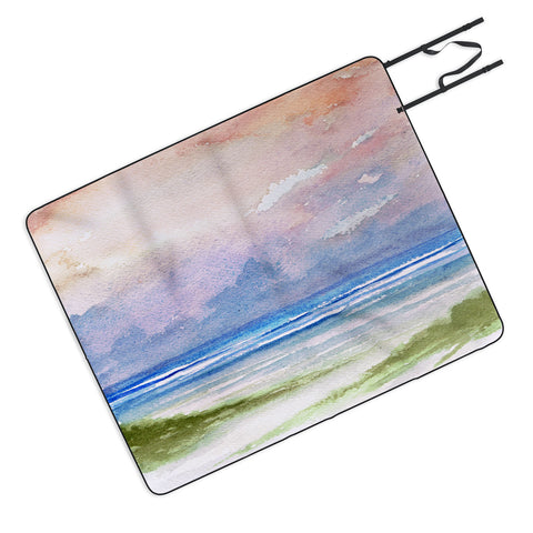 Rosie Brown Seashore Sunset Picnic Blanket