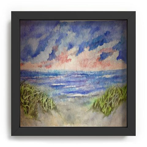 Rosie Brown Sensual Sunset Batik Recessed Framing Square