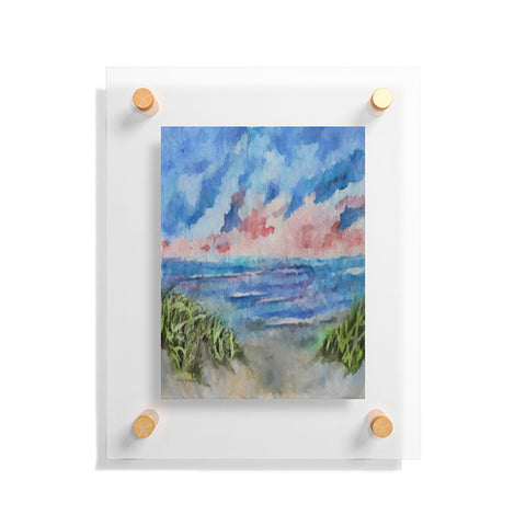 Rosie Brown Sensual Sunset Batik Floating Acrylic Print