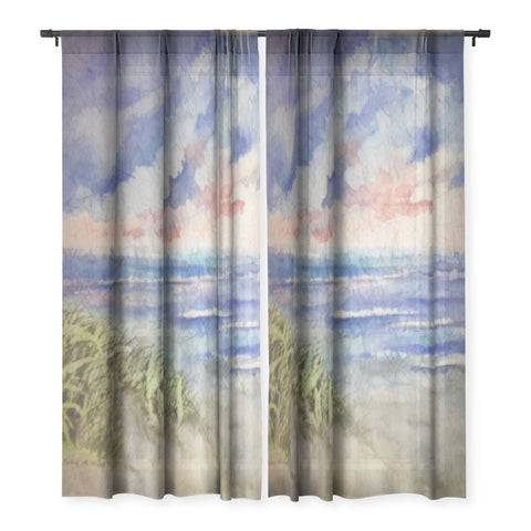 Rosie Brown Sensual Sunset Batik Sheer Non Repeat