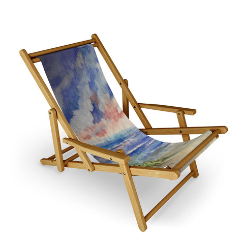 Rosie Brown Sensual Sunset Batik Sling Chair