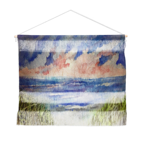 Rosie Brown Sensual Sunset Batik Wall Hanging Landscape