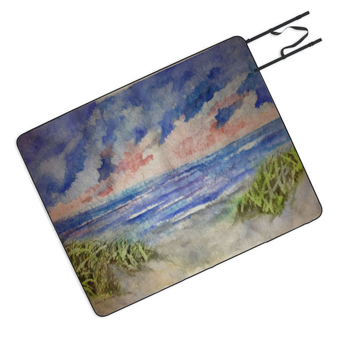 Rosie Brown Sensual Sunset Batik Picnic Blanket