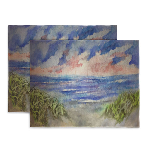 Rosie Brown Sensual Sunset Batik Placemat