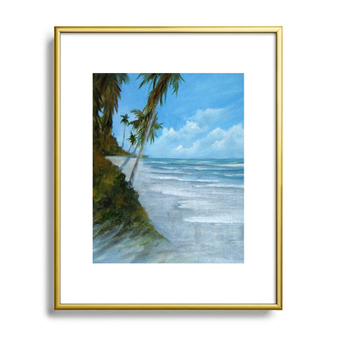 Rosie Brown Shady Spot Metal Framed Art Print