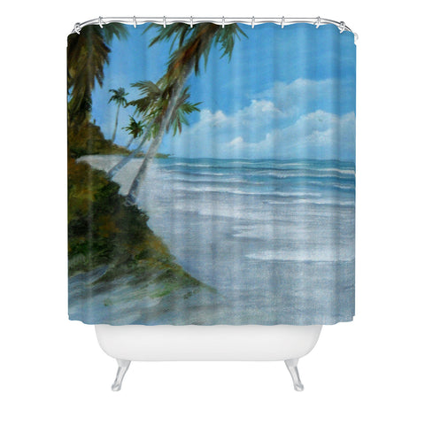 Rosie Brown Shady Spot Shower Curtain