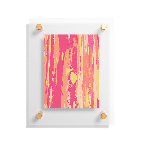 Rosie Brown Sherbet Palms Floating Acrylic Print