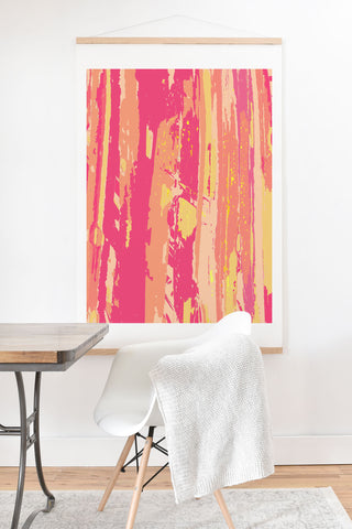 Rosie Brown Sherbet Palms Art Print And Hanger