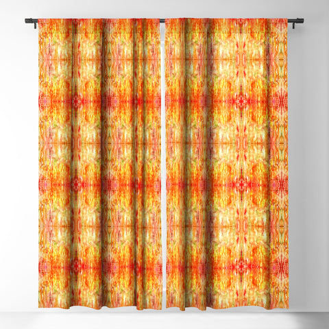 Rosie Brown Shower of Color Blackout Window Curtain