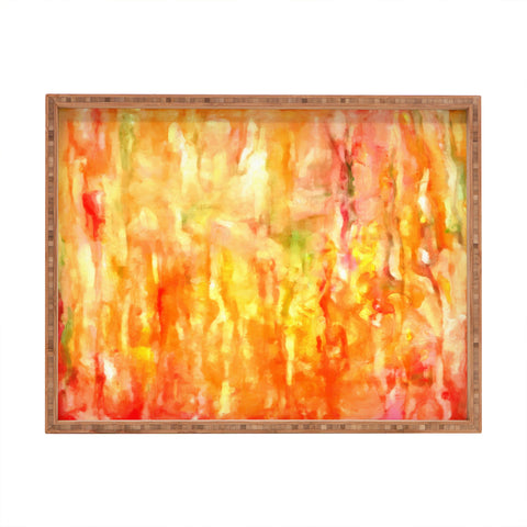 Rosie Brown Shower of Color Rectangular Tray