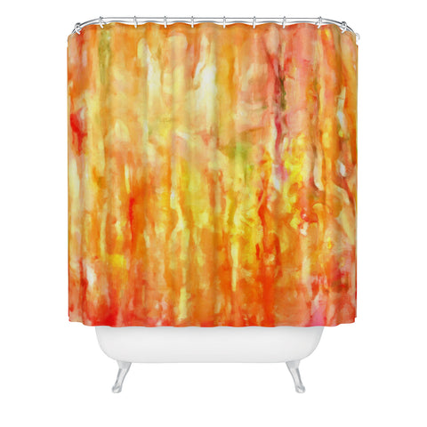 Rosie Brown Shower of Color Shower Curtain