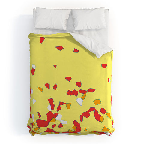 Rosie Brown Shredded Pieces Duvet Cover