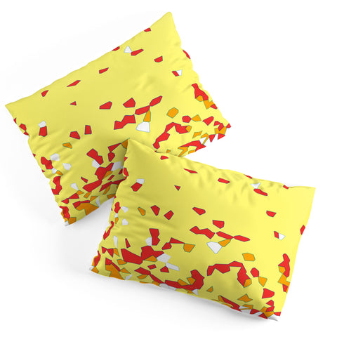 Rosie Brown Shredded Pieces Pillow Shams