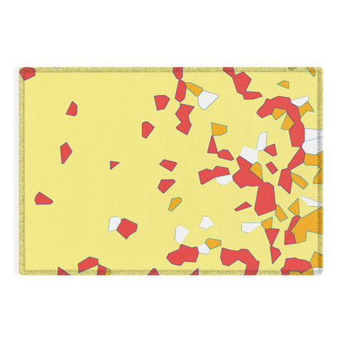 Rosie Brown Shredded Pieces Outdoor Rug