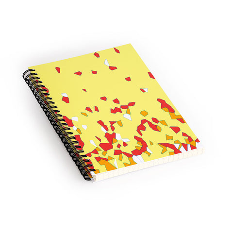 Rosie Brown Shredded Pieces Spiral Notebook