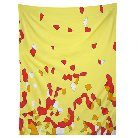 Rosie Brown Shredded Pieces Tapestry