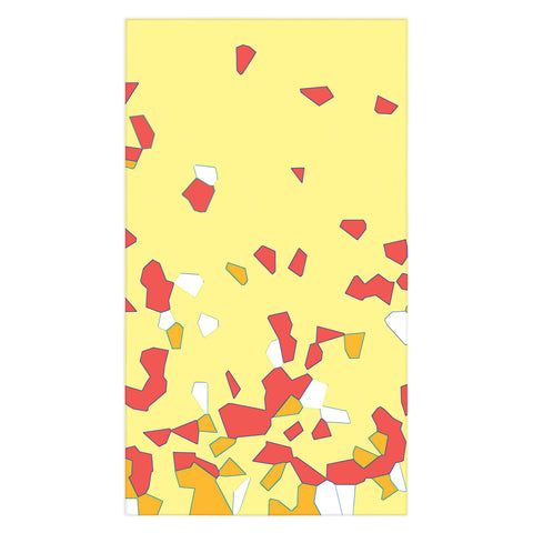 Rosie Brown Shredded Pieces Tablecloth