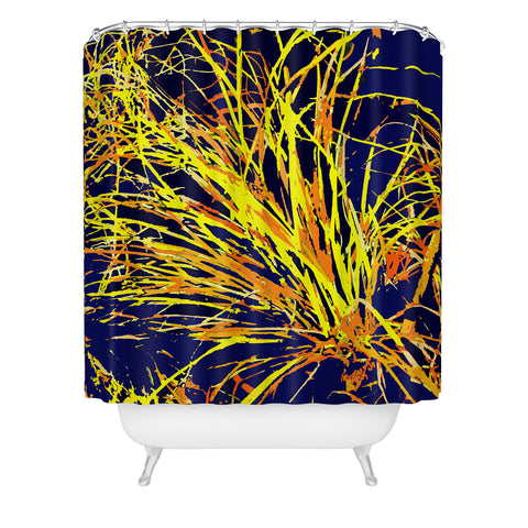 Rosie Brown Silly Strings Shower Curtain