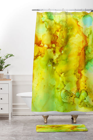 Rosie Brown Sky Peeking Shower Curtain And Mat