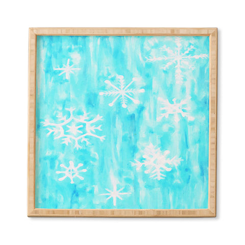 Rosie Brown Snowing Framed Wall Art