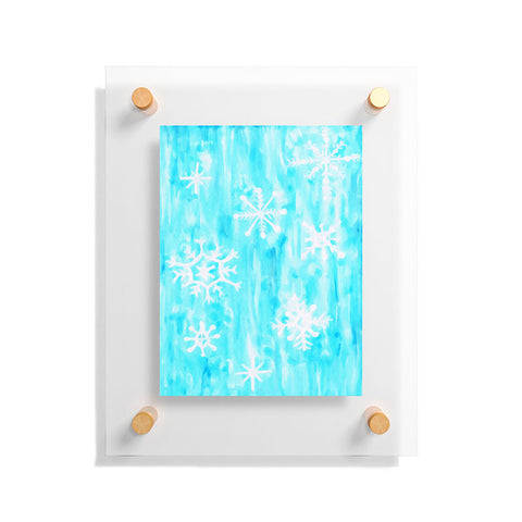 Rosie Brown Snowing Floating Acrylic Print