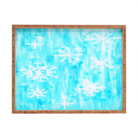 Rosie Brown Snowing Rectangular Tray
