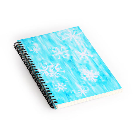 Rosie Brown Snowing Spiral Notebook