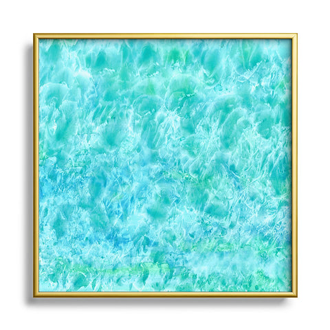 Rosie Brown Sparkling Sea Metal Square Framed Art Print