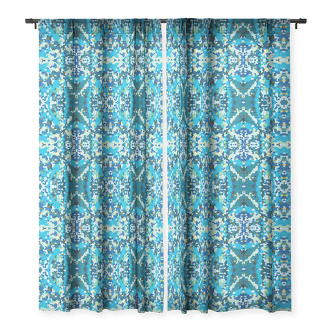 Rosie Brown Sparkling Sky Sheer Window Curtain