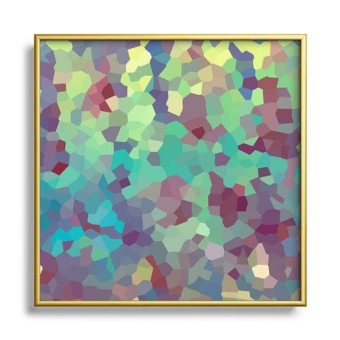 Rosie Brown Splashing Square Metal Framed Art Print