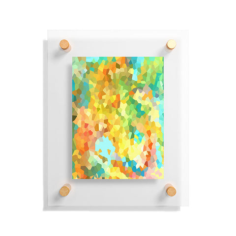 Rosie Brown Splattered Paint Floating Acrylic Print