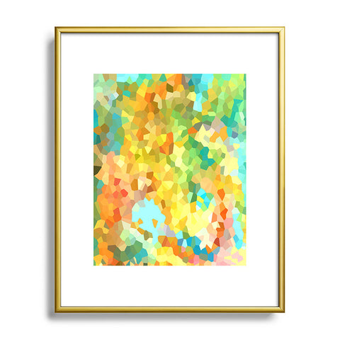 Rosie Brown Splattered Paint Metal Framed Art Print