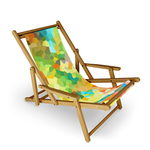 Rosie Brown Splattered Paint Sling Chair