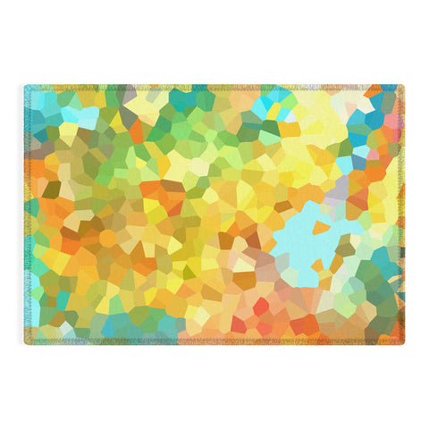 Rosie Brown Splattered Paint Outdoor Rug