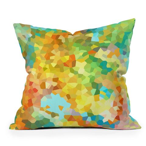 Rosie Brown Splattered Paint Throw Pillow