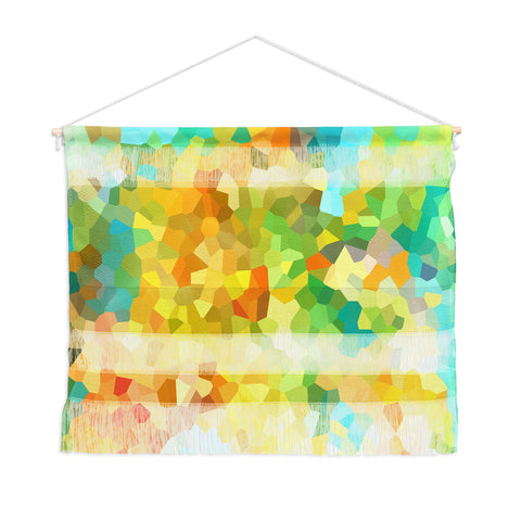 Rosie Brown Splattered Paint Wall Hanging Landscape