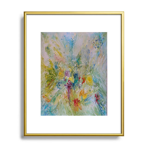 Rosie Brown Spring Burst Metal Framed Art Print