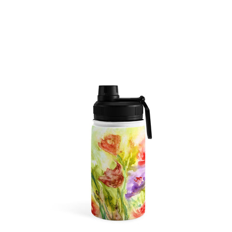 Rosie Brown Summer Flowers Water Bottle