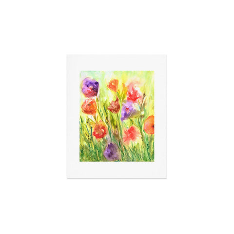 Rosie Brown Summer Flowers Art Print
