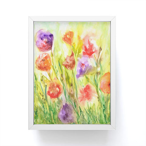 Rosie Brown Summer Flowers Framed Mini Art Print