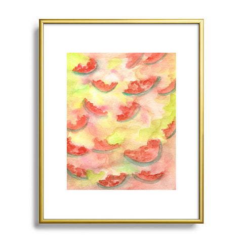 Rosie Brown Summer Fruit Metal Framed Art Print