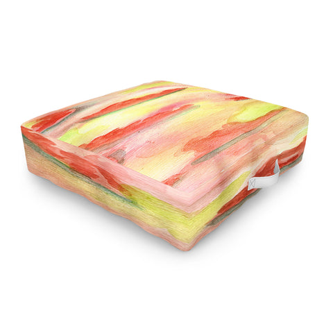 Rosie Brown Summer Fruit Outdoor Floor Cushion