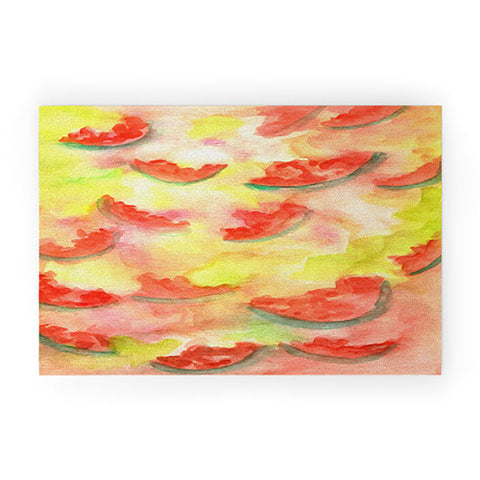 Rosie Brown Summer Fruit Welcome Mat