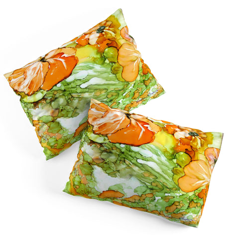 Rosie Brown Summer in Orange Pillow Shams