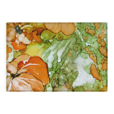 Rosie Brown Summer in Orange Outdoor Rug