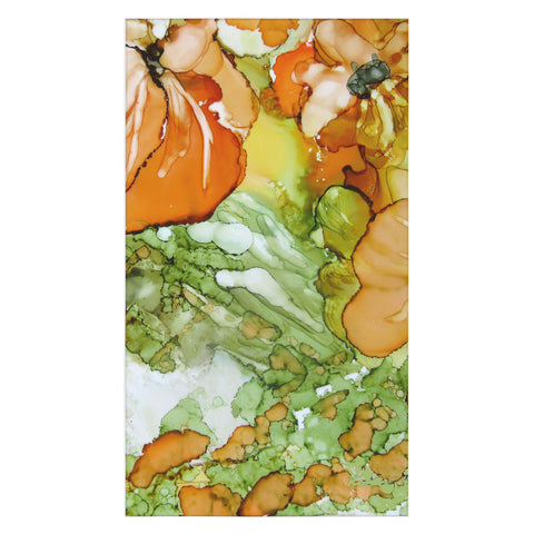 Rosie Brown Summer in Orange Tablecloth