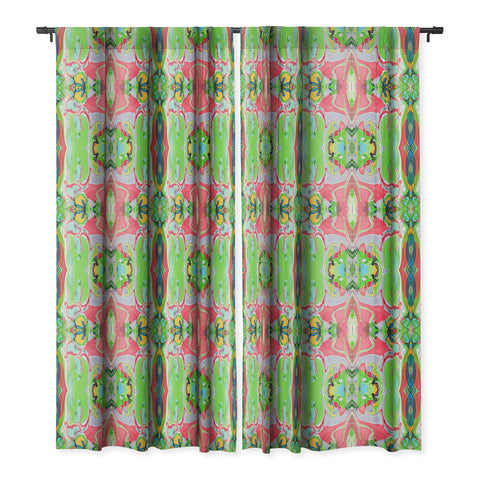 Rosie Brown Summer Palette Blackout Window Curtain