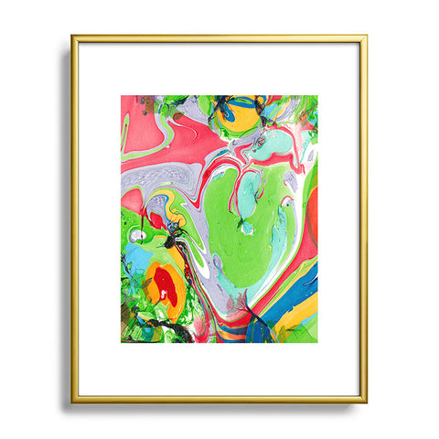 Rosie Brown Summer Palette Metal Framed Art Print